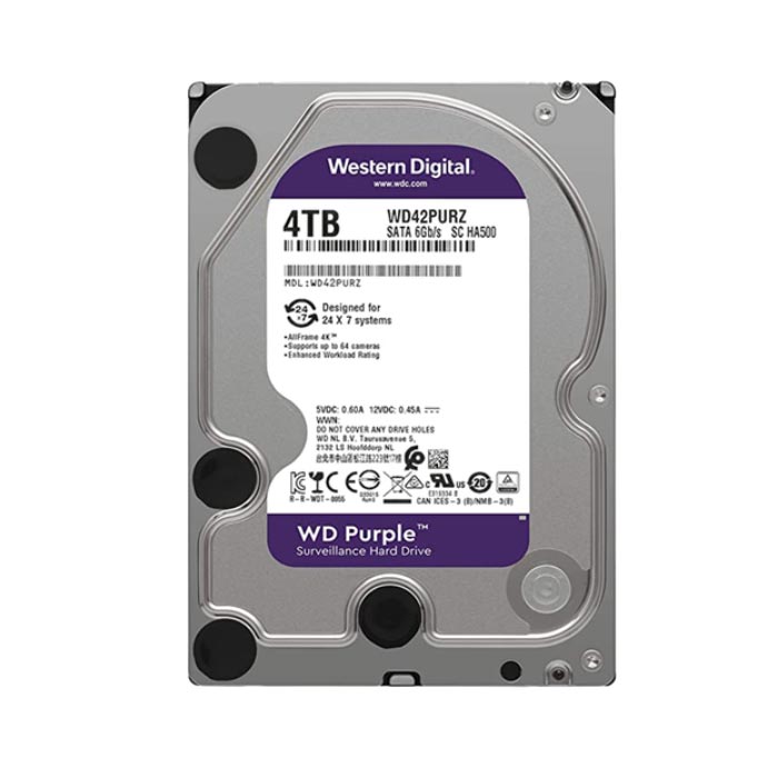 Ổ cứng giám sát WD Purple 4TB WD43PURZ