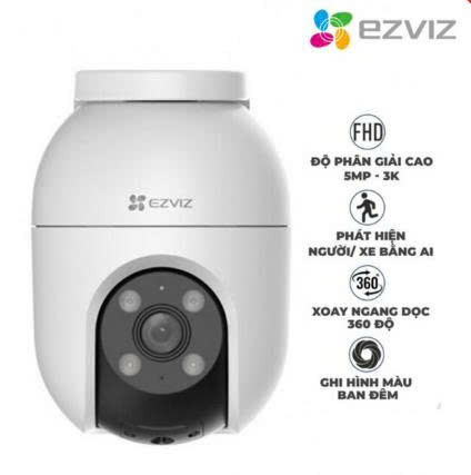 Camera WiFi EZVIZ C8C 3K (5MP, Quay quét thông minh)